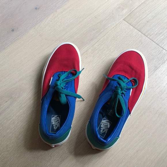 Vans Old Skool Canvas Sneakers Primary Color Block - Kids’ Size 5.5 - Picture 6 of 11